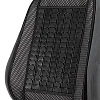 Накидка-массажер на сиденье TORSO, 123 х 47 см, пластиковые вставки, черный