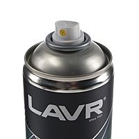 Чернитель-очиститель шин матовый LAVR Black tire matte, 650 мл, аэрозоль Ln1433