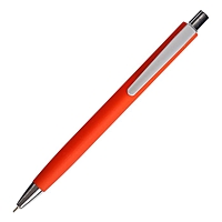 Ручка шариковая автоматическая 0,7мм синяя масляная,Vinson корпус МИКС прорезиненный