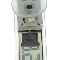 Термометр электронный на присоске прозрачный на батарейках, пластик