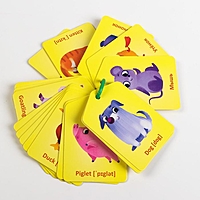 Карточки на кольце для игры "Мамы и детеныши"