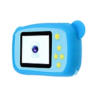 Детский цифровой фотоаппарат KIDS Fun Camera Bear "Мишка", синий