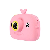 Детский цифровой фотоаппарат Whale "Кит", розовый
