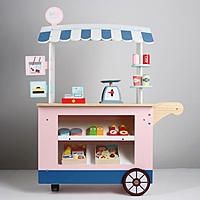 Продуктовая лавка "Мечта" на колёсах 74х30х102 см