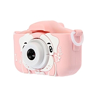 Детский цифровой фотоаппарат Cartoon Digital Camera Puppy "Собачка", розовый