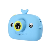 Детский цифровой фотоаппарат Whale "Кит", синий