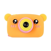 Детский цифровой фотоаппарат KIDS Fun Camera Bear "Мишка", оранжевый