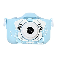 Детский цифровой фотоаппарат Cartoon Digital Camera Puppy "Собачка", голубой