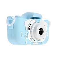 Детский цифровой фотоаппарат Cartoon Digital Camera Puppy "Собачка", голубой