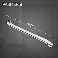Излив для смесителя ZEIN, 3/4", изогнутый, нерж. сталь, 40 см, аэратор пластик