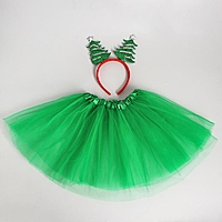 Карнавальный набор "Красавица-елочка" ободок, юбка