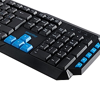 Клавиатура Smartbuy ONE 231, беспроводная, мембранная, 114 клавиш, USB, черная
