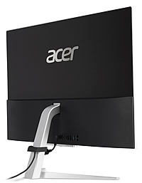 Моноблок Acer Aspire C27-962 27" Full HD i5 1035G1 (1)/8Gb/SSD256Gb/MX130 2Gb/Windows 10 Home/GbitEth/WiFi/BT/135W/клавиатура/мышь/серебристый 1920x1080