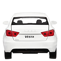 Машина металл "Lada Vesta седан" 1:24 цв белый,откр  двери,капот,багаж,свет,зв JB1251124