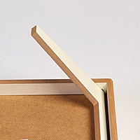Столик для завтрака, с ручками "Сканди", 47×30×21 см, белый, с ламинацией