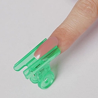 Зажимы для наращивания ногтей набор 5шт 3,8см МИКС пакет QF
