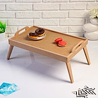 Столик для завтрака, с ручками "Сканди", 47×30×21 см, для декорирования