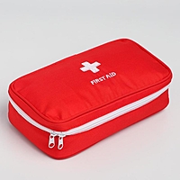 Косметичка дорожная "First Aid", цвет красный