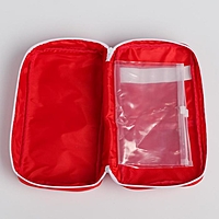 Косметичка дорожная "First Aid", цвет красный