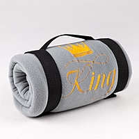 Плед "Этель" King130х150 см, 100% п/э, флис 175 гр/м2