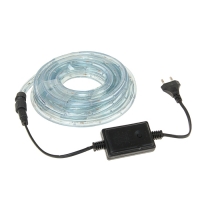 LED шнур 13 мм, круглый, 5 м, чейзинг, LED-24-220V, с контролл. 8р, синий