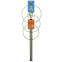 Опора для растений Круглая, 3 кольца, металл d-24,22,20xh75 см