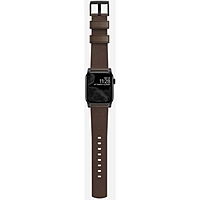 Ремешок Nomad Modern Leather Strap для Apple Watch 44мм/42мм, тёмно-коричневый