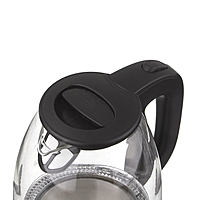 Чайник HOTTEK HT-960-002, 2200 Вт, 1.7 л, стекло, подсветка, чёрный