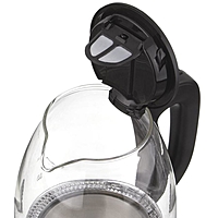 Чайник HOTTEK HT-960-002, 2200 Вт, 1.7 л, стекло, подсветка, чёрный