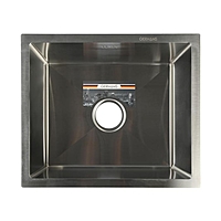 Мойка кухонная GERHANS K35043, врезная, 500х430х220 мм, с сифоном, глянцевая