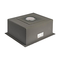 Мойка кухонная GERHANS K35043, врезная, 500х430х220 мм, с сифоном, глянцевая