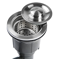 Мойка кухонная GERHANS K35043, врезная, 500х430х220 мм, с сифоном, глянцевая