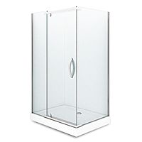 Душевое ограждение ALEX BAITLER AB214-120, 120x90x200 см, стекло прозрачное, профиль хром