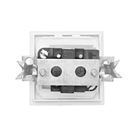 Выключатель "Элект" VS 16-131-1-Б, 1 клавиша, скрытый, белый
