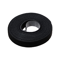 Лента-липучка для стяжки проводов, 1 шт, 500*1,5 см, черная