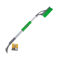 Щётка автомобильная со скребком "Pitstop" удлиннённая, Антиснег, 80 см, микс