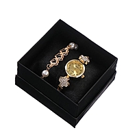 Подарочный набор 2 в 1 "Наен": наручные часы d=2.5 см, браслет