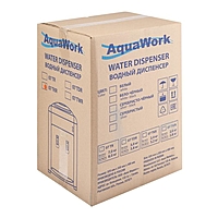 Кулер для воды AquaWork AW 0.7TKR, только нагрев, 700 Вт, бело/черный