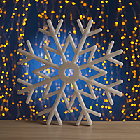 Фигура "Снежинка" d-40 см, 30 LED, 220V, контрол. 8р. МУЛЬТИ