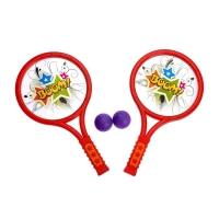 Набор для тенниса "Бум!", 2 ракетки, 2 мяча, цвета МИКС
