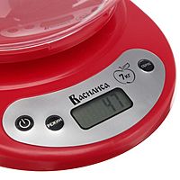 Весы кухонные ВАСИЛИСА ВА-010 электронные до 7 кг красные