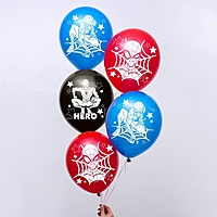 Воздушные шары "Super hero", Человек-паук (набор 25 шт) 12 дюйм