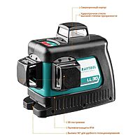 Нивелир лазерный Kraftool 34640-2,  держателем ВМ1, в коробке