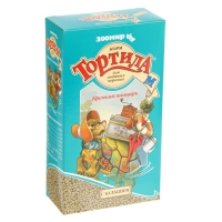 Корм "Тортила М Крепкий панцирь" для водяных черепах с кальцием, гранулы, 90 г