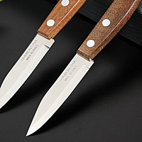 Нож кухонный Tramontina Tradicional, для овощей, лезвие 8 см, цена за 2 шт