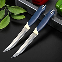 Нож кухонный Tramontina Multicolor, для мяса, лезвие 12,7 см, цена за 2 шт