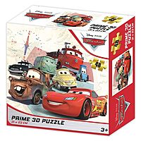 3D Стерео-пазл «Тачки», 48 элементов, 3+