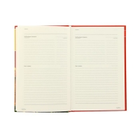 Книга для записи кулинарных рецептов А5, 128 листов "Мясо на красном фоне"
