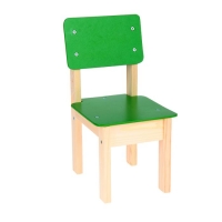 Стул детский №1 (Н=220), зеленый