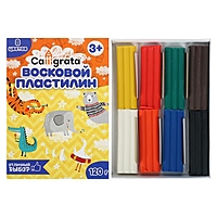 Пластилин мягкий (восковой) 8цв 120г Calligrata